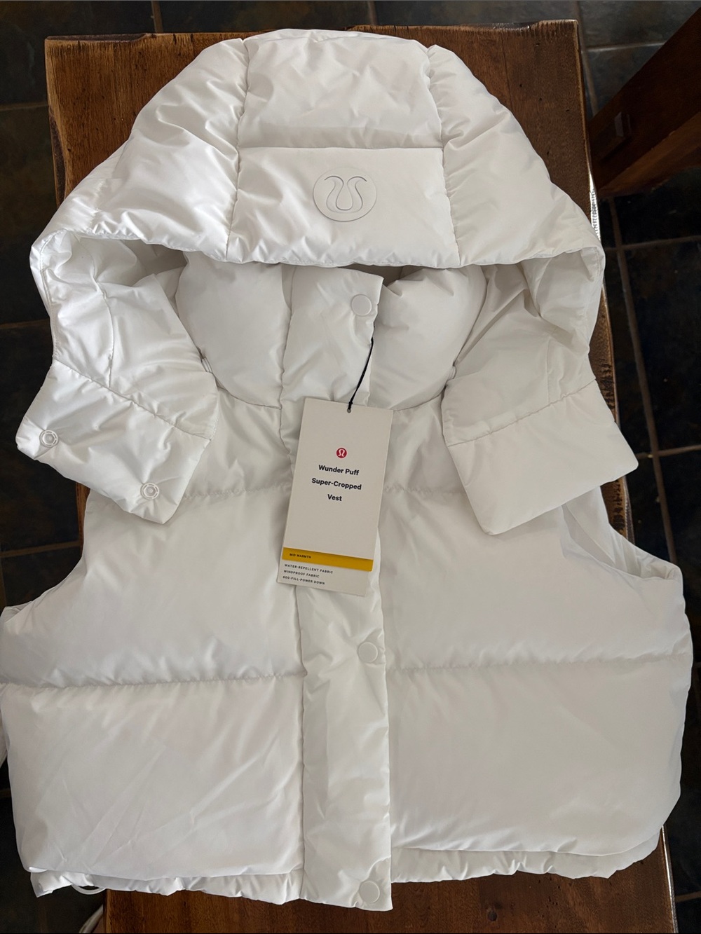 Lululemon Wonder Puff Super Cropped Vest